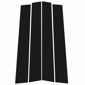 4PCS Convient pour Chevrolet GMC <span class=keywords><strong>Colorado</strong></span> <span class=keywords><strong>Grand</strong></span> <span class=keywords><strong>Canyon</strong></span> camionnette 2015-2022 fenêtre côté porte cadre couverture pilier central autocollant - Product Image 1