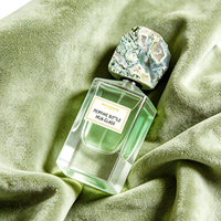 Flacon de parfum de luxe en pierre naturelle 30ml 50ml, base carrée lourde, forme personnalisée par le fabricant, avec bouchon en pierre naturelle