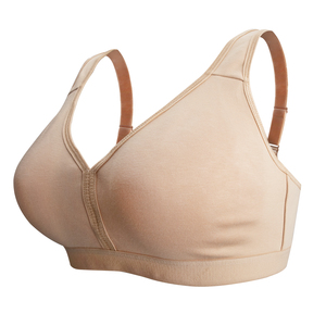 Ropa interior: Sujetadores de tallas grandes para figuras completas, para bustos grandes, copa completa, con espalda estilizadora, minimizador, de algodón, para adultos - Product Image 1