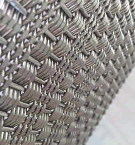 Maille décorative architecturale flexible en acier inoxydable de qualité supérieure - Revêtement mural et de plafond pour ascenseurs intérieurs de luxe modernes - Product Image 2