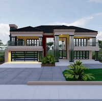 Villa préfabriquée de style chinois Maisons modulaires Design traditionnel