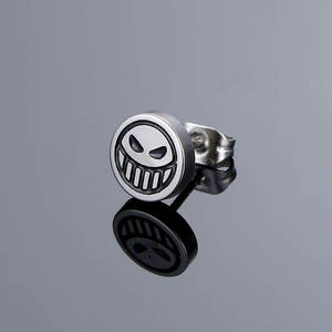 Pendientes Personalizados Elegantes e Impermeables de Acero Inoxidable 316L, Chapados en Oro de 14k y 18k, Pendientes de Moda con Diseño de Anime para Mujer - Product Image 3