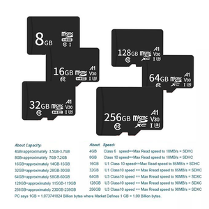 <span class=keywords><strong>Carte</strong></span> mémoire TF 32G 64G 128G avec adaptateur jusqu'à 140 Mo/s U3 V30 Classe 10 Haute Vitesse pour Appareil Photo et Téléphone (Plastique) - Product Image 6