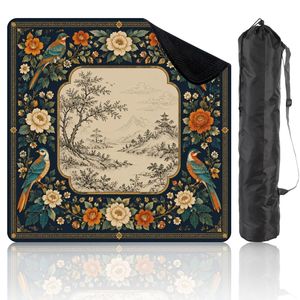 Tapis de jeu multi-usages antidérapant et silencieux, pour Mahjong, Poker, Domino, avec sac de rangement, idéal pour les divertissements familiaux - Product Image 3