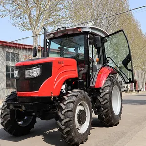 Trator agrícola Chalion Grande Fazenda 100HP 4WD 4 rodas QLN-1004 100HP Trator agrícola com cabine na Mongólia