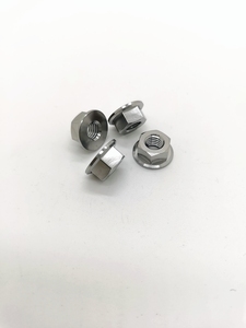 Din6923 Titan Hex mặt bích <span class=keywords><strong>Nut</strong></span> Nhà máy cung cấp | giá thấp ti hợp kim mặt bích hạt | <span class=keywords><strong>CNC</strong></span> chính xác tùy chỉnh ốc vít titan - Product Image 2