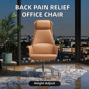 <span class=keywords><strong>Sedia</strong></span> da <span class=keywords><strong>ufficio</strong></span> in pelle sintetica contemporanea per alleviare il dolore alla <span class=keywords><strong>schiena</strong></span> a casa con caratteristiche <span class=keywords><strong>di</strong></span> Comfort - Product Image 2