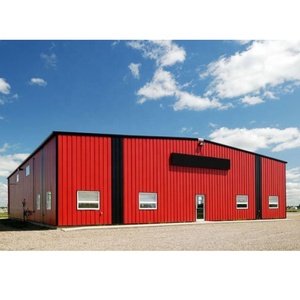 1000 500 מותאמים אישית אישית שלך מבנה פלדה פרפאב לבניין מתכת לסדנה מחסן במפעל עם מנוף - Product Image 1