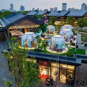 Tente à bulles transparente de 4,5 m 360° °   Dôme en verre pour l'observation des étoiles en plein air, idéal pour le glamping, les hôtels, les restaurants et le camping - Product Image 5