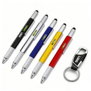 Stylo bille multifonction promotionnel en gros avec logo personnalisé, imprimé sur mesure - Product Image 1