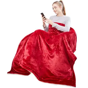 Electrische Elektrische Deken Europe USA Red Single Elektric Pad Blanket Warm Heating Throw Electric Blankets for Winter Bed