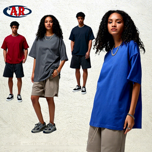 Nouvelle Arrivée 2026 – T-shirt Homme Ample en Coton Pur 230g de Haute Qualité, Couleur Unie, Manches Courtes – Vente en Gros - Product Image 2