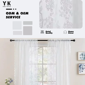 Hôtel de luxe en gros, dentelle noire Vintage, Floral, longueur noire, rideaux transparents gothiques romantiques <span class=keywords><strong>pour</strong></span> <span class=keywords><strong>chambre</strong></span> à coucher - Product Image 1