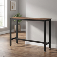 Table console et table de bar sur piétement en bois massif moderne de haute qualité pour salon et hôtel (vente en gros)