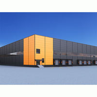 Bâtiment préfabriqué personnalisé de structure en acier entrepôt d'atelier d'usine de bureaux à faible coût bâtiment en acier