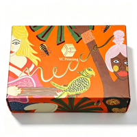Boîtes cadeaux élégantes personnalisées avec couvercle amovible, couvercle et base, emballage cadeau en 2 pièces, boîte en papier rigide avec mousse EVA en velours