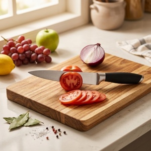 Customize Professional Japanese Chef's <b>Knife</b> Set Stainless Steel Kitchen <b>Knives</b> Set with TPR Coating Hollow Handle - Product Image 4
