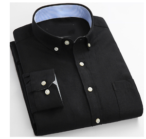 <span class=keywords><strong>Camicia</strong></span> da uomo a maniche lunghe, vestibilità <span class=keywords><strong>regular</strong></span>, tinta unita, in tessuto Oxford. - Product Image 6