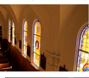 Fashion Style Tempered <strong>Stained</strong> <strong>Glass</strong> <strong>Window</strong> <strong>Panels</strong> and Door Factory - Product Image 6