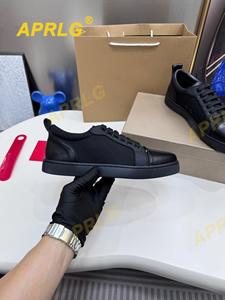 Men Black Leather <b>Canvas</b> Low Top Casual Sneakers Lace Up Flat Comfortable Daily Walking Shoes - Product Image 5