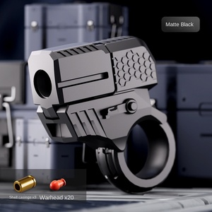 Pistola de juguete Tiebro Cross-border Gold Finger, mini pistola electrónica de TPE con un solo botón, balas blandas, bomba de choque, 50-100 fps, para mayores de 14 años - Product Image 6