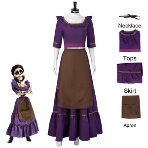 Coco <span class=keywords><strong>Melda</strong></span> Cosplay Anime Japonais Personnage Echo Sous-vêtements Robes Femme Halloween Polyester Costume Jeu de Rôle Vêtements En Stock - Product Image 6