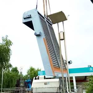 Fully Automatic 304 Stainless Steel PLC Controlled Rotary Grating <strong>Machine</strong> Motor For Water Treatment Equipment 1 Year Warranty - Product Image 5