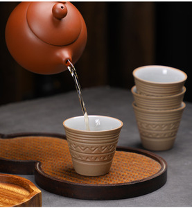 Tazza da Caffè in Ceramica Grezza Retrò Araba Saudita per Latte Concentrato <span class=keywords><strong>e</strong></span> Tè del Pomeriggio - Product Image 5