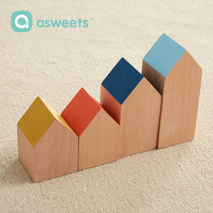 Asweet Deluxe kayu mainan kereta Set tangga melacak mobil Slot kendaraan blok bangunan pendidikan pembawa anak usia <span class=keywords><strong>3</strong></span> 96pcs Sentt - Product Image 5