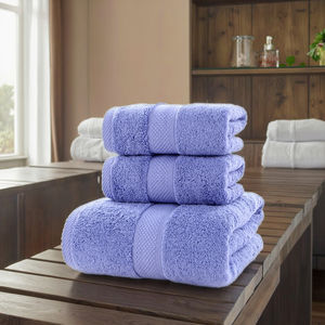 <span class=keywords><strong>Serviette</strong></span> de bain en coton épaissie, absorbante douce avec logo brodé, combinaison d'étiquetage de <span class=keywords><strong>cheveux</strong></span> pour un usage domestique Vente à chaud <span class=keywords><strong>Amazon</strong></span> - Product Image 3