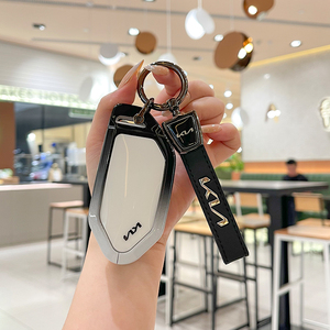 Funda de Silicona y Aleación de Zinc para Llaves de Coche <span class=keywords><strong>KIA</strong></span> NEW KN EV5 Sportage R EV9 <span class=keywords><strong>GT</strong></span>-<span class=keywords><strong>Line</strong></span> Carnival, con Anillo para Llaves - Product Image 4