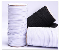 Sangle en sangle tressée écologique, cordon élastique imprimé, bande plate en polyester, sangle extensible pour couture et artisanat, motif chevrons étroit