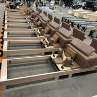 Appareil de fitness pliable pour la maison, machine commerciale en bois d'érable, Reformer Pilates pliable