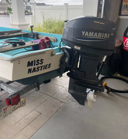 Moteur hors-bord à essence 2 cylindres 40 CV pour bateau de pêche