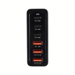 120W USB C Charging Station Phone Fast Charger 6-Port USB C Power <b>Adapter</b> for All Phones for Laptop - Product Image 4