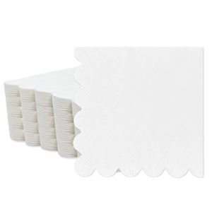 Tovaglioli da Cocktail Bianchi Usa e Getta in Grandi Quantità per Hotel, Logo Personalizzato, Tovaglioli di <span class=keywords><strong>Carta</strong></span> all'Ingrosso per Banchetti - Product Image 1