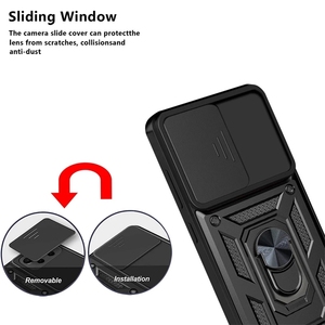 Funda Honatop para Xiaomi Mi 12 <span class=keywords><strong>Pro</strong></span> 12X 5G, Funda Protectora Antigolpes con Cámara Deslizante para Xiaomi Mi12 Mi12X, Anillo Magnético para Coche - Product Image 2