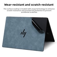 Film adhésif sans colle en similicuir PU mat à effet changeant de couleur pour ordinateurs portables Pavilion War 66/99/X Pro 14 et EliteBook Star 16 Pro 2026