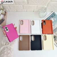 Nouvelle Arrivée Étui de Téléphone Pliable en PC Couleur Unie Simple pour Samsung Z Fold 8/Ultra Housse de Protection Intégrale à Charnière Tendance