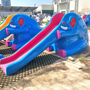 Toboganes de agua de fibra de vidrio para niños residenciales y almohadillas para salpicaduras Equipo de parque acuático para juegos divertidos para niños - Product Image 4