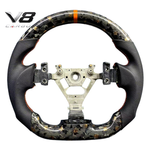 Volant sport personnalisé en fibre de carbone véritable V8carbon pour accessoires intérieurs de pick-up Bantam, pièces automobiles de modification et de course - Product Image 6