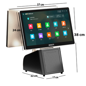 Supermarket Dual Screen Pos Systems All in One Cash Register <strong>Machine</strong> with Cash Drawer Point of Sale Pos Terminal <strong>Till</strong> <strong>Machine</strong> - Product Image 5