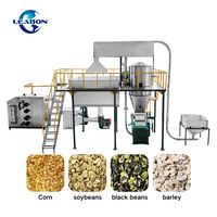 1 tonne par heure extrudeuse de flocon de maïs à vapeur bovin mouton crabe machine de formage de flocons