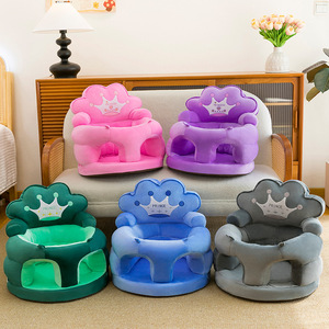 Nhà Sản Xuất Bán Buôn Siêu Mềm Sang Trọng Bé Học Tập Ghế Tăng Cường Chiều Cao Mở rộng Gấu Đồ Chơi PP Bông Mới Trẻ Sơ Sinh Vương Miện Nhỏ - Product Image 1