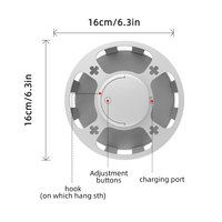 Piège à puces intelligent USB électrique sans danger, en ABS écologique, avec 2 plaques adhésives pour usage domestique