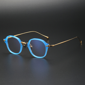 KMN183 struttura di personalità della moda di vendita calda di alta qualità montatura per occhiali in acetato <span class=keywords><strong>Vintage</strong></span> prodotti per montature per occhiali ottici - Product Image 2