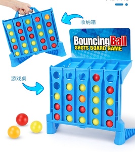 Balle rebondissante Tirs Jeu de société Jeu quatre dans une rangée Balle sautante connecter jeu de balle pour les enfants et l'activité familiale - Product Image 3