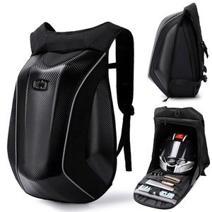 <span class=keywords><strong>Mochila</strong></span> de Motociclismo MJMOTO para Hombre, Gran Capacidad, <span class=keywords><strong>Mochila</strong></span> de Motocross con Carcasa Rígida de Fibra de Carbono, Impermeable - Product Image 1