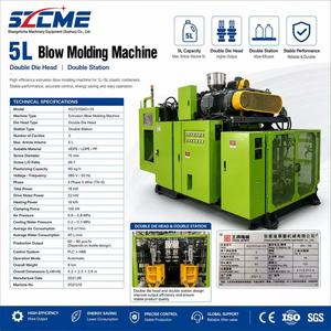 Machine de soufflage par extrusion automatique à haute efficacité de 4 litres pour la production de petites bouteilles et de contenants en plastique - Product Image 2