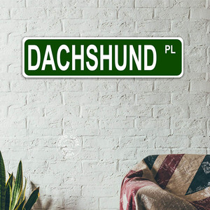 CHIHUAHUA 사용자 정의 금속 표시 거실 애완 동물 가게 야외 벽 장식 접시 10x40CM CHOW CHOW 클래식 개 거리 주석 표시 - Product Image 2